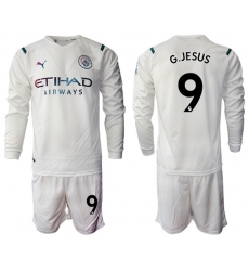 Men Manchester City Long Sleeve Soccer Jerseys 530