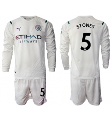 Men Manchester City Long Sleeve Soccer Jerseys 533