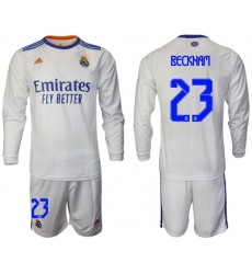 Men Real Madrid Long Sleeve Soccer Jerseys 562