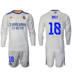 Men Real Madrid Long Sleeve Soccer Jerseys 564
