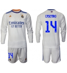 Men Real Madrid Long Sleeve Soccer Jerseys 567