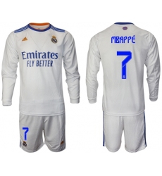 Men Real Madrid Long Sleeve Soccer Jerseys 573