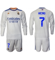 Men Real Madrid Long Sleeve Soccer Jerseys 575