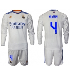 Men Real Madrid Long Sleeve Soccer Jerseys 579