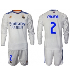 Men Real Madrid Long Sleeve Soccer Jerseys 580