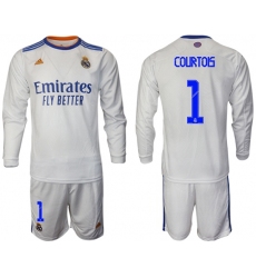 Men Real Madrid Long Sleeve Soccer Jerseys 582