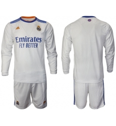 Men Real Madrid Long Sleeve Soccer Jerseys 583