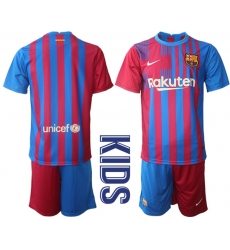 Kids Barcelona Soccer Jerseys 038