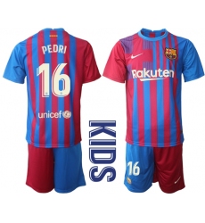 Kids Barcelona Soccer Jerseys 048