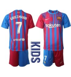 Kids Barcelona Soccer Jerseys 060