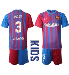 Kids Barcelona Soccer Jerseys 062