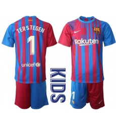 Kids Barcelona Soccer Jerseys 064