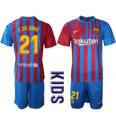 Kids Barcelona Soccer Jerseys 068