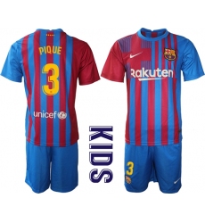 Kids Barcelona Soccer Jerseys 077
