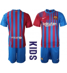 Kids Barcelona Soccer Jerseys 079