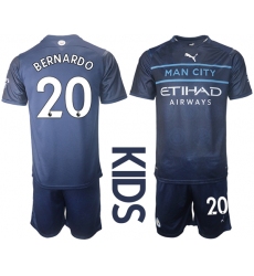 Kids Manchester City Soccer Jerseys 003