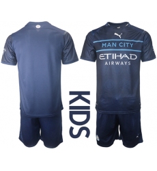 Kids Manchester City Soccer Jerseys 010