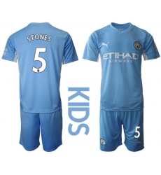 Kids Manchester City Soccer Jerseys 019