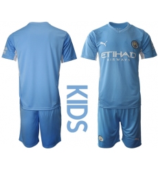 Kids Manchester City Soccer Jerseys 036
