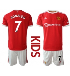 Kids Manchester United Soccer Jerseys 039