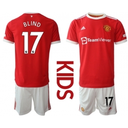 Kids Manchester United Soccer Jerseys 034