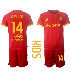 Kids Roma Soccer Jerseys 005