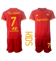 Kids Roma Soccer Jerseys 008