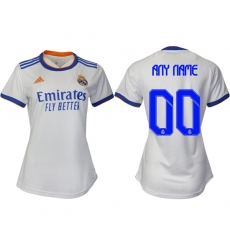 Women Real Madrid Soccer Jerseys 001 Customized