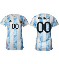 Women Argentina Soccer Jerseys 001 Customized