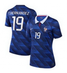 Women 19Theo Hernandez France Jersey 3 Women 19Theo Hernandez France Jersey 3