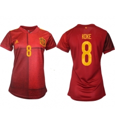 Women Spain Soccer Jerseys 009