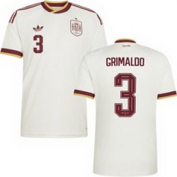 Women 3 Spain Alejandro Grimaldo World Cup 2026 Away Replica Jersey   2 (1)