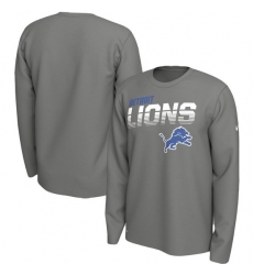 Detroit Lions Men Long T Shirt 001