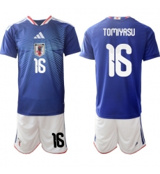 Japan 2026 FIFA World Cup Soccer Jersey Blue #16 TOMIYASU Japan 2026 FIFA World Cup Soccer Jersey Blue #16 TOMIYASU