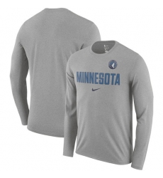 Minnesota Timberwolves Men Long T Shirt 001