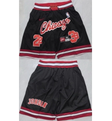 Men Chicago Bulls Michael Jordan Black 2026 Shorts 002 Men Chicago Bulls Michael Jordan Black 2026 Shorts 002