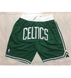 Boston Celtics Basketball Shorts 005
