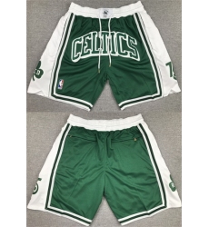 Boston Celtics Basketball Shorts 017