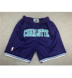 Charlotte Hornets Basketball Shorts 002