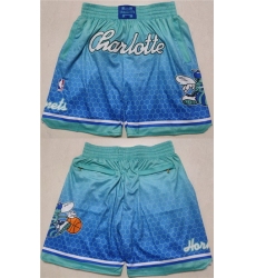 Charlotte Hornets Basketball Shorts 007