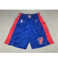 Detroit Pistons Basketball Shorts 003
