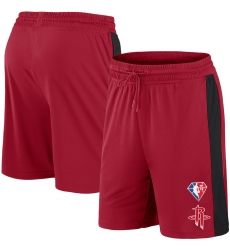 Men Houston Rockets Red Shorts