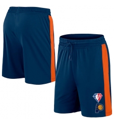Men Indiana Pacers Navy Orange Shorts