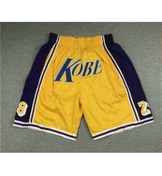 Los Angeles Lakers Basketball Shorts 024