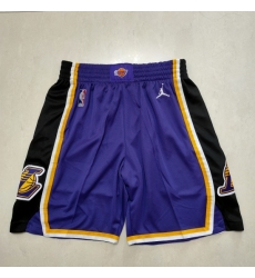 Los Angeles Lakers Basketball Shorts 030