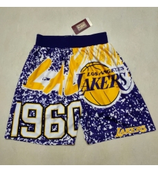 Los Angeles Lakers Basketball Shorts 031