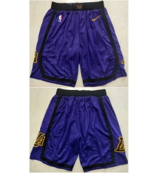 Los Angeles Lakers Basketball Shorts 034