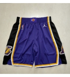 Los Angeles Lakers Basketball Shorts 039