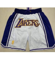 Los Angeles Lakers Basketball Shorts 041