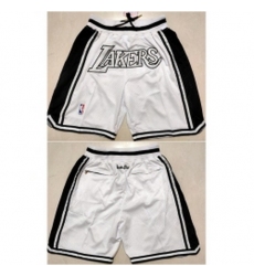 Los Angeles Lakers Basketball Shorts 042